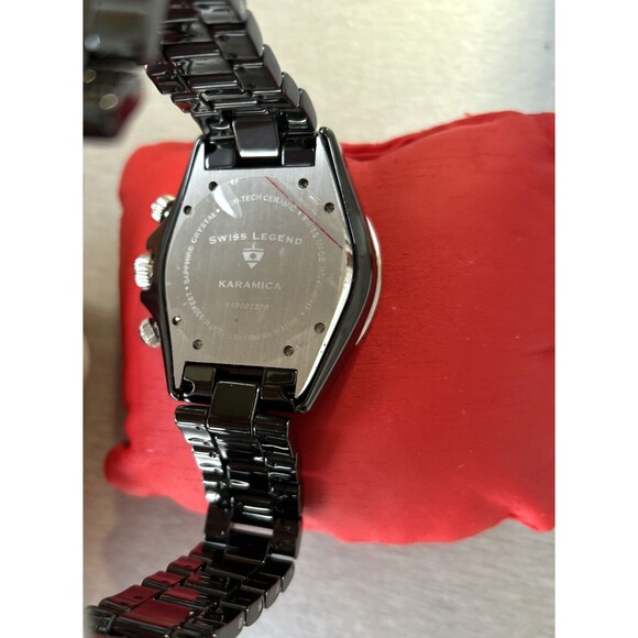 Swiss Legend Karamica Ceramic Men's Watch w/ Swiss Movement and Sapphire Crystal - Picture 8 of 15